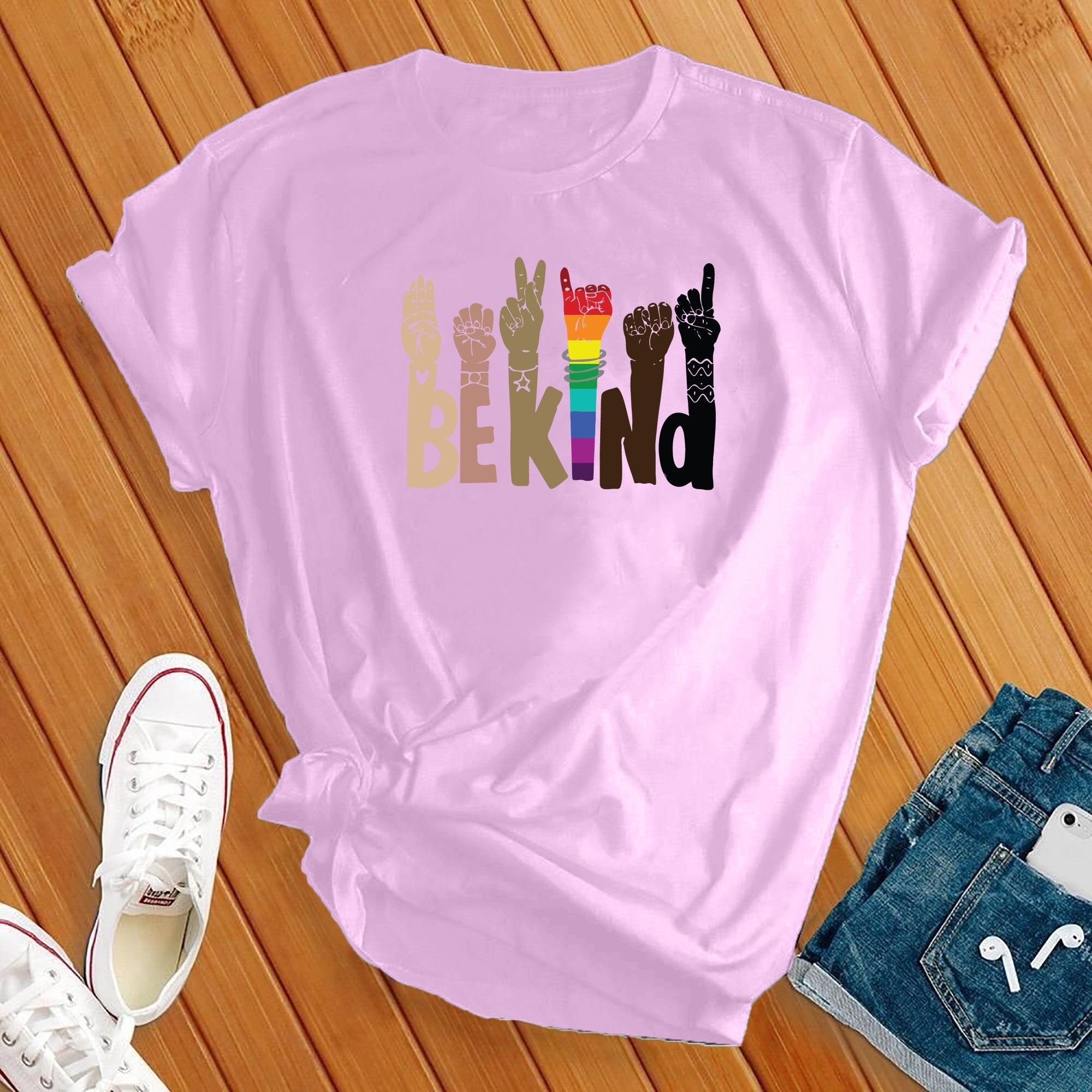 Be Kind Sign Language Tee - Love Tees