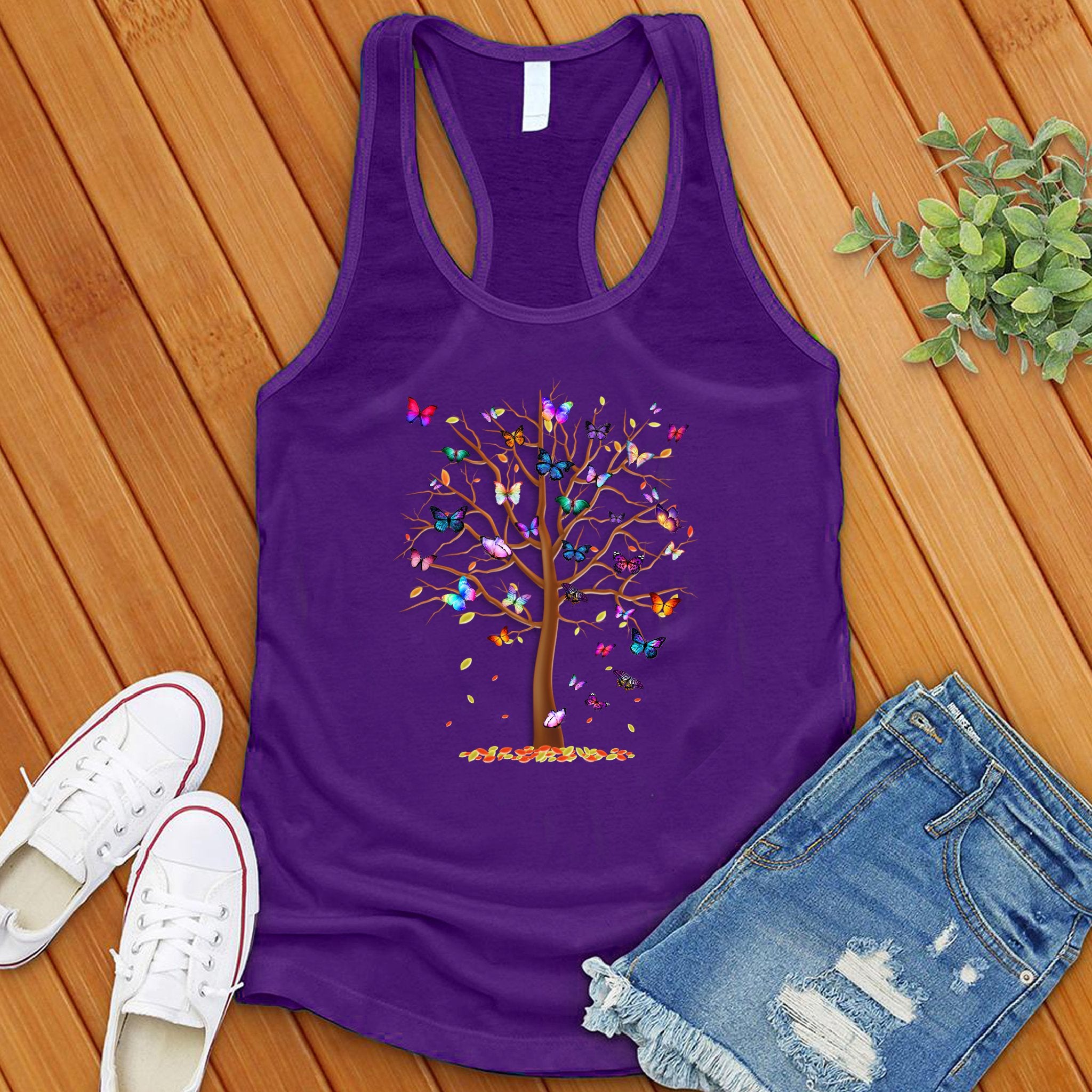 Butterfly Tree of Life Women's Tank Top - Love Tees