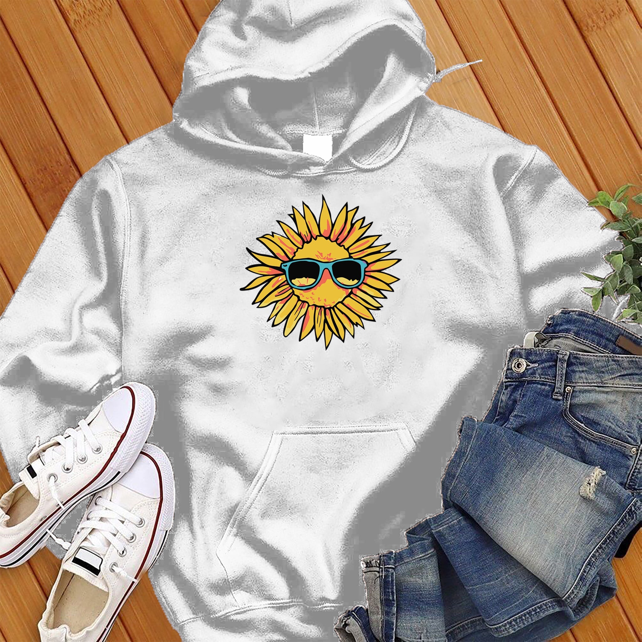 Chillin Sunflower Hoodie - Love Tees