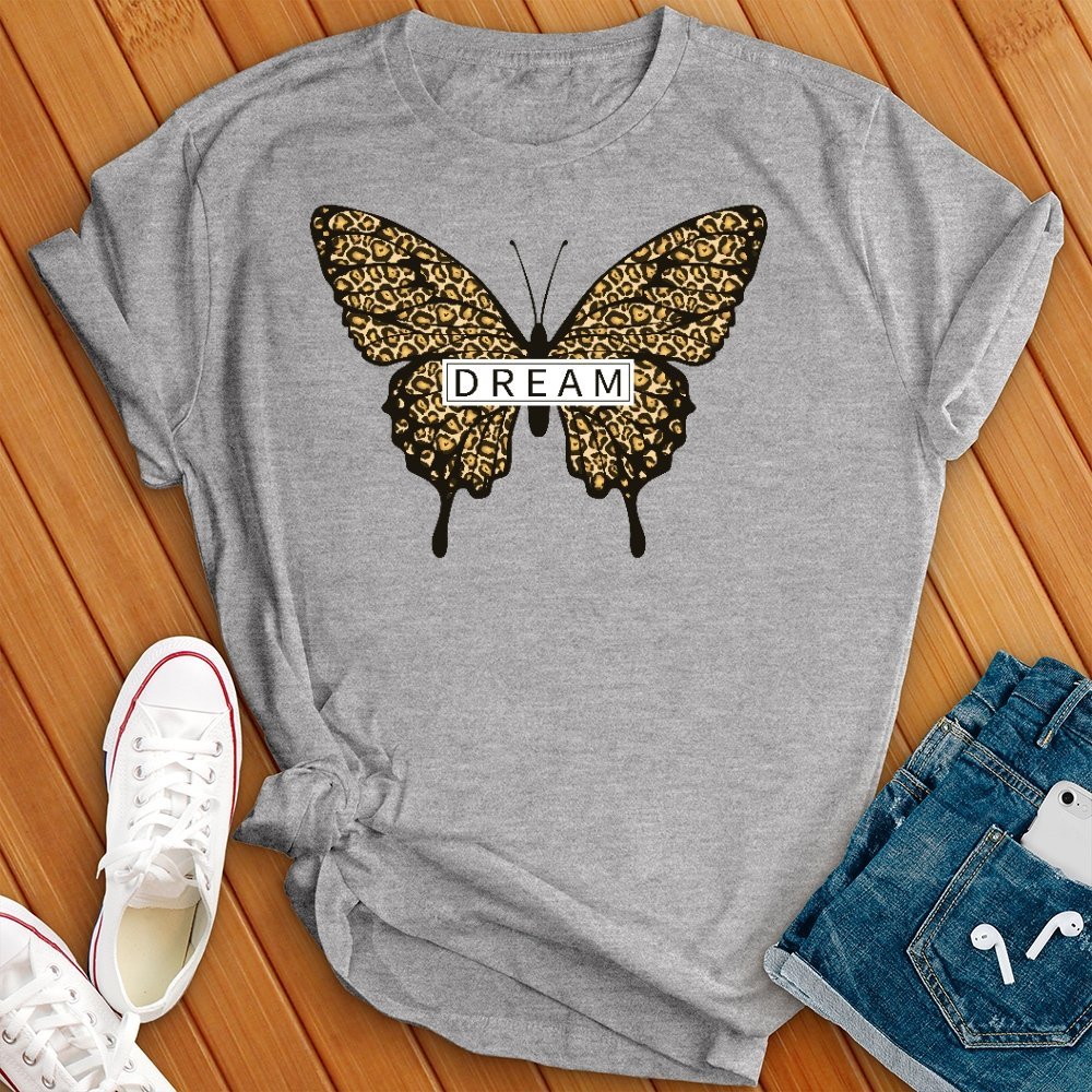Dream Leopard Butterfly Tee - Love Tees