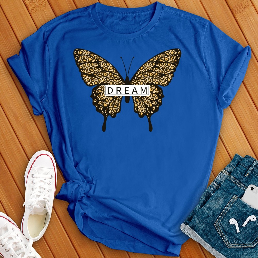 Dream Leopard Butterfly Tee - Love Tees
