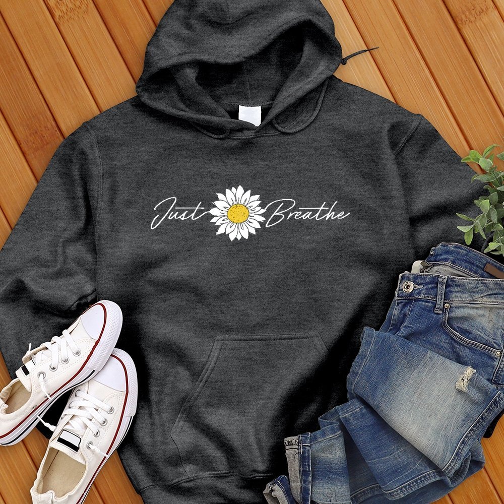 Just Breathe Flower Sweatshirt - Love Tees