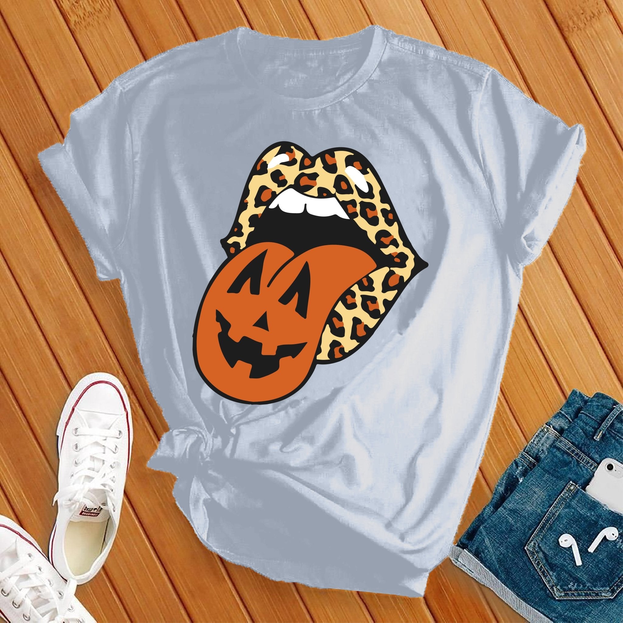 Leopard Lips Halloween Tee - Love Tees