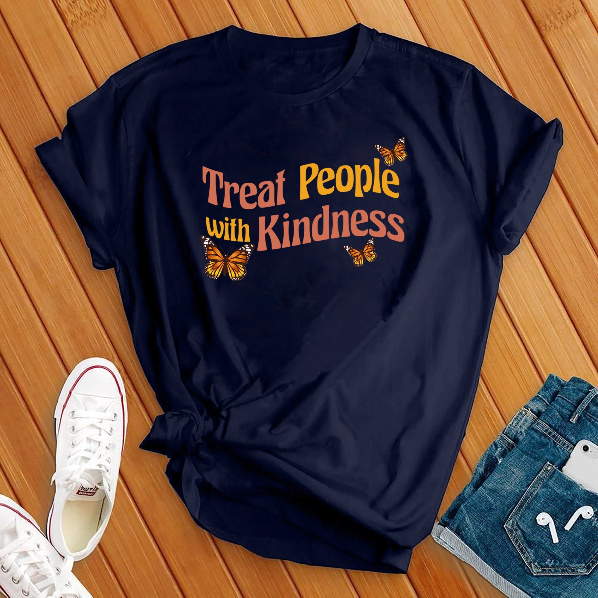 Treat People With Kindness Butterfly Tee - Love Tees