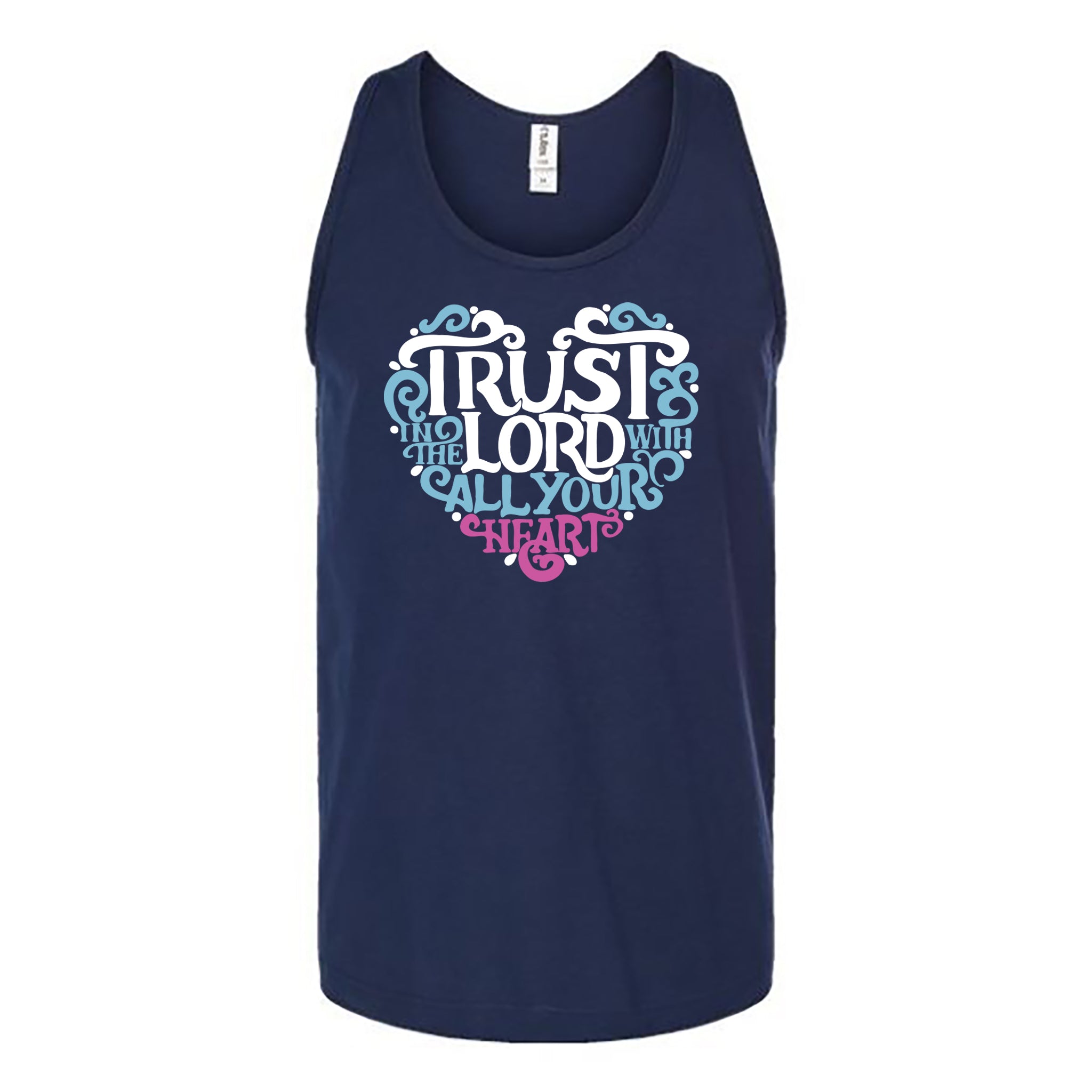 Trust In The Lord Heart Unisex Tank Top - Love Tees