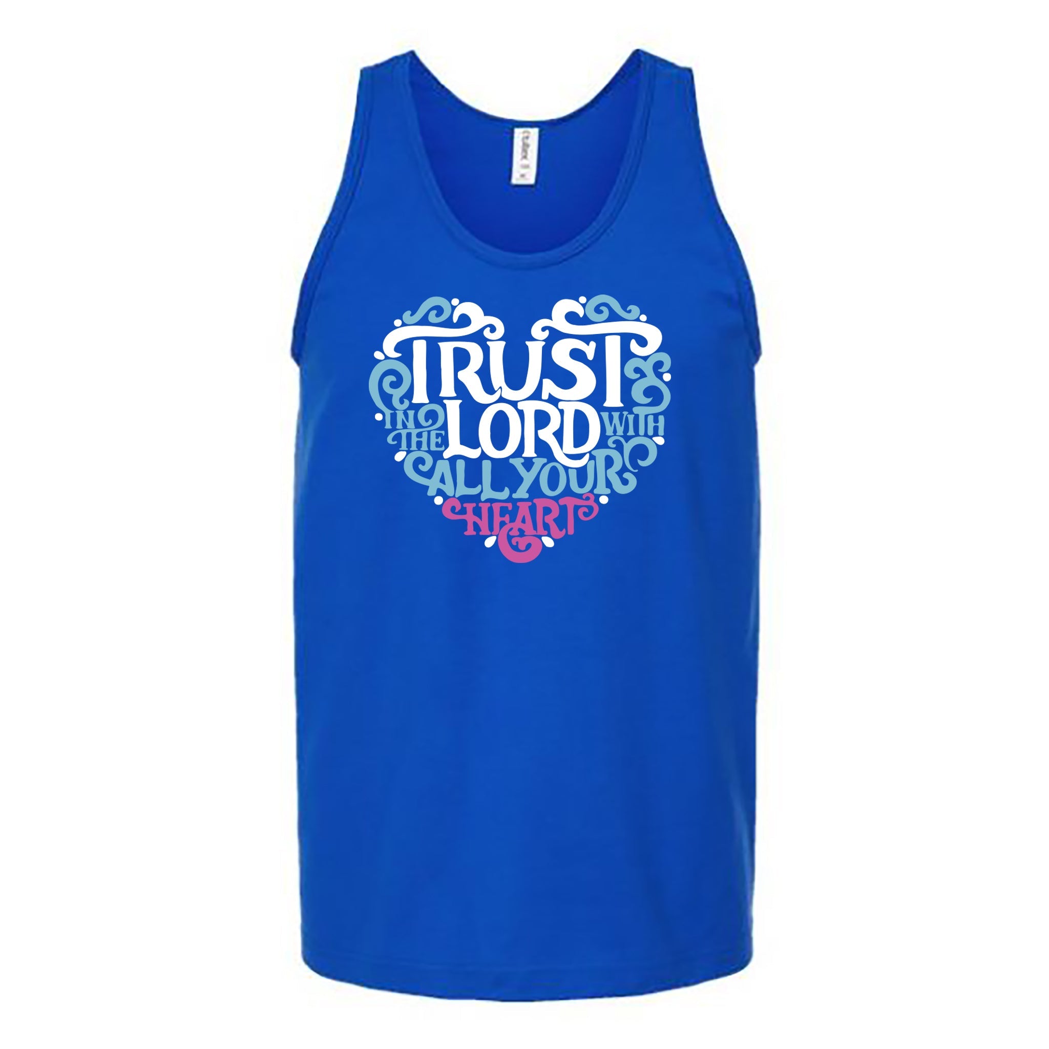 Trust In The Lord Heart Unisex Tank Top - Love Tees